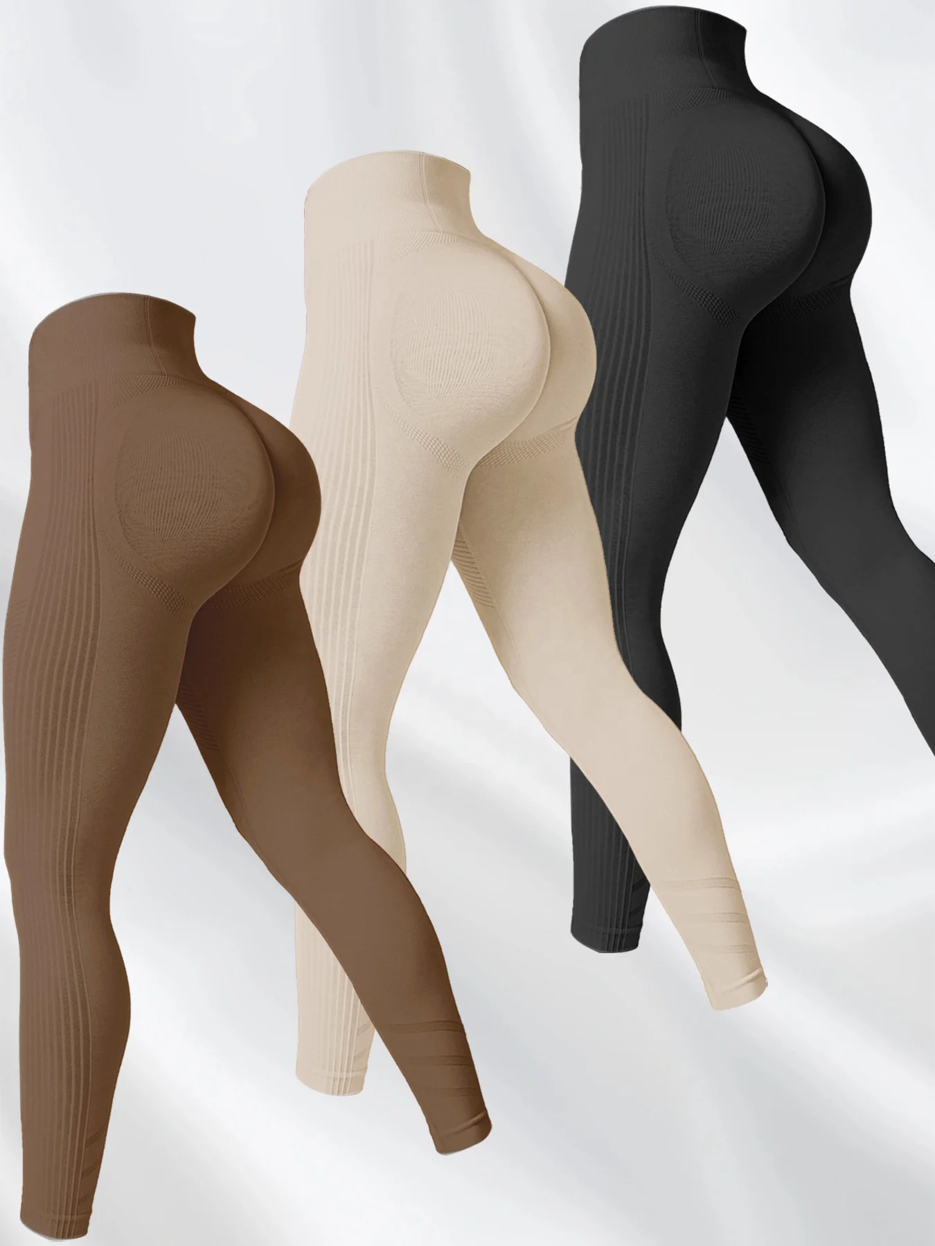 Wholesale Push Up Leggings De Gimnasio Para Mujer Seamless Fitness Workout Leggings For Women