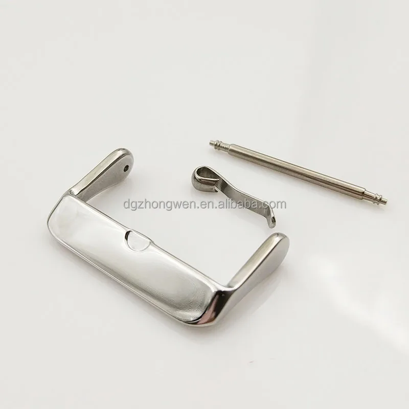 ZhongWen 18-24 mm Watch Strap Buckle Stainless Steel Watch Buckle Wristband Pin Buckle for Watch Straps