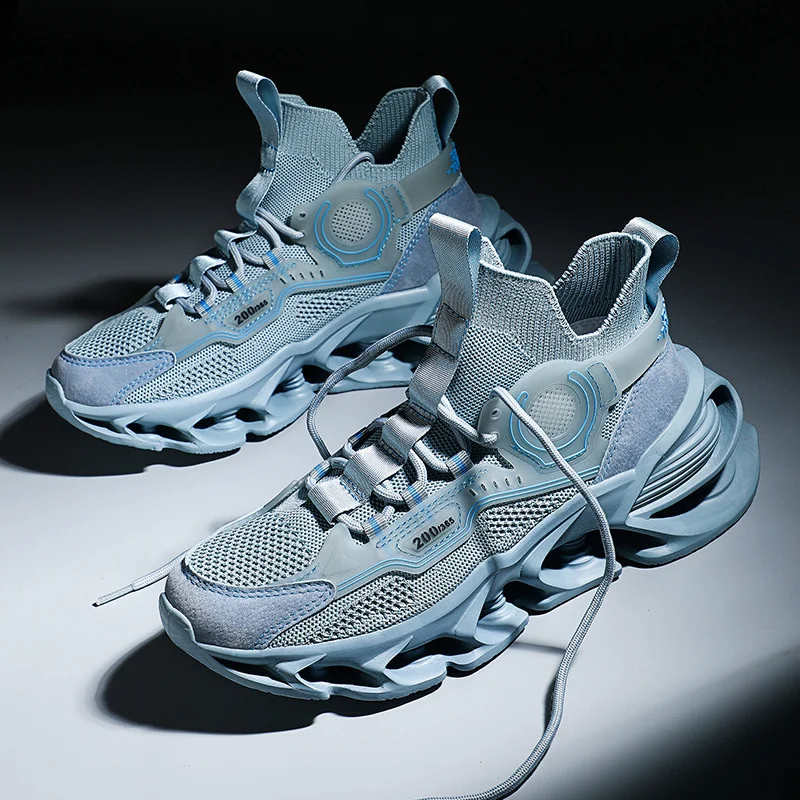 IDOIT Wholesale Fashion Breathable Non Slip Casual Shoes Mesh Running Sports Shoes For Men Sneakers