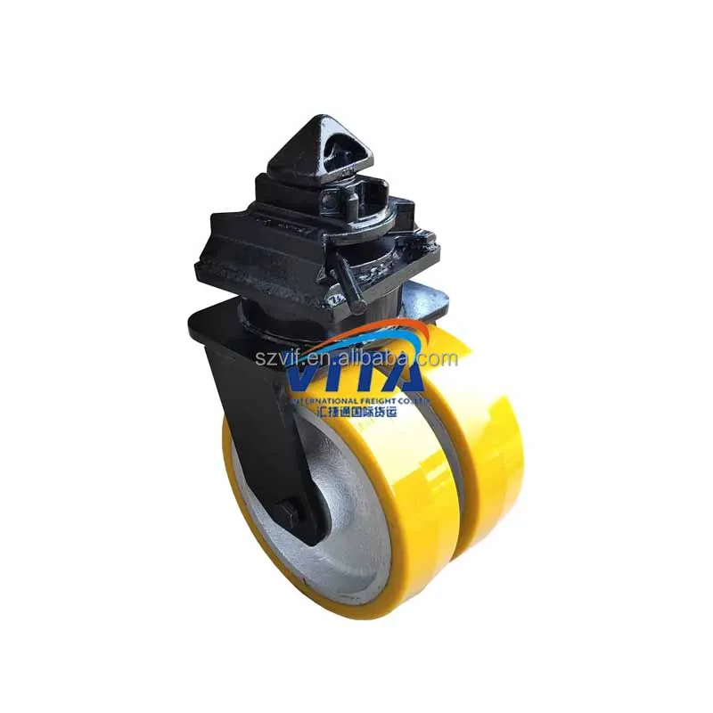 Shipping Container Caster Wheels With Single Wheel Super Heavy Duty Caster Iso Shipping Container Casters Wheels