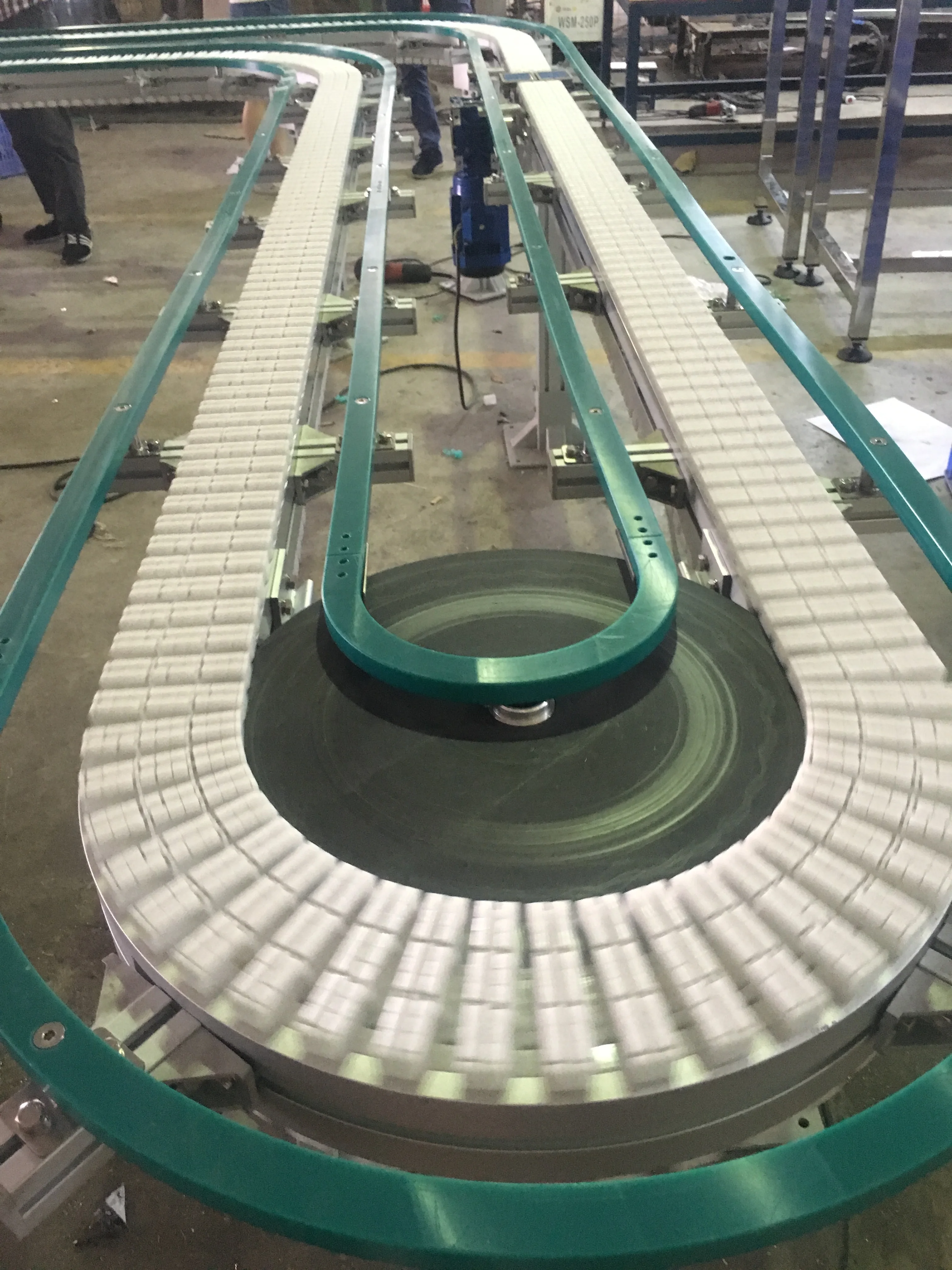 Flexible Conveyor Roller top chain accumulation Conveyor for Pharmaceutical industry conveyors