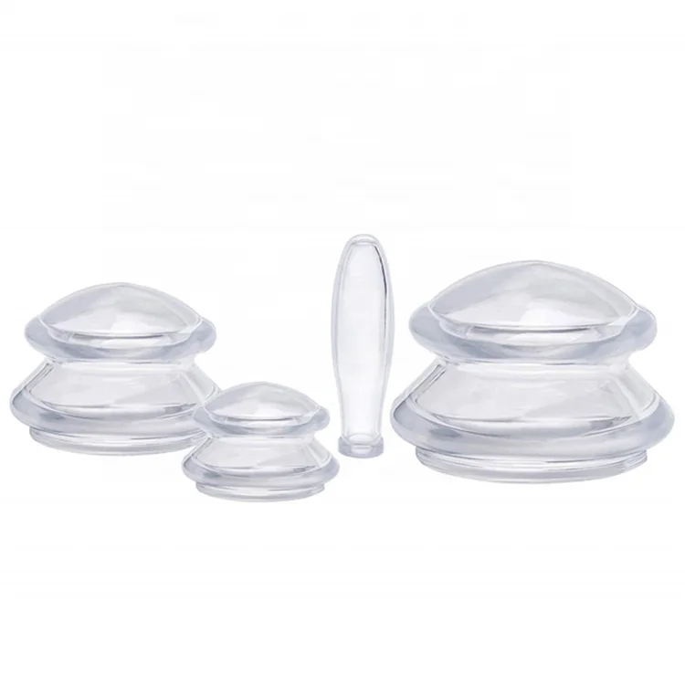 Newest Medical grade SIlicone Cupping set Therapy Vacuum Cupping Silicone Suction Cups
