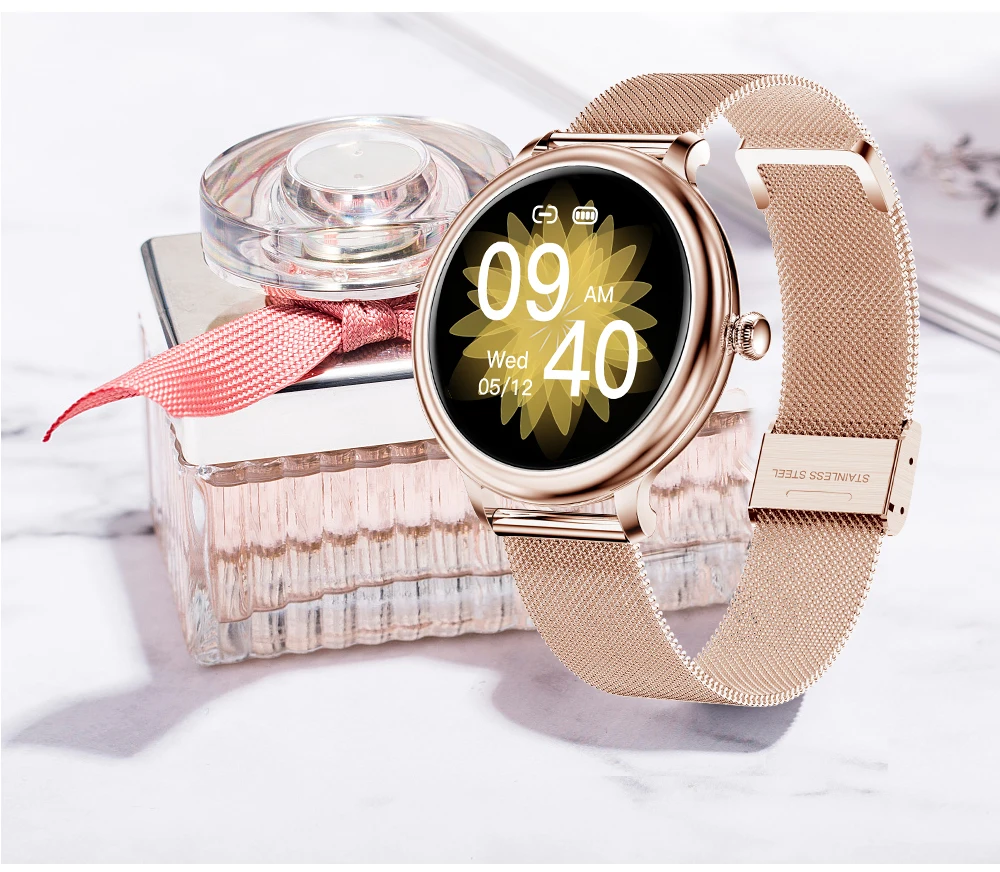 Valdus 2022 Luxury Fashion watch IP68 Waterproof Smart Watch Women Thin Light relojes de mujer Smartwatch NY33