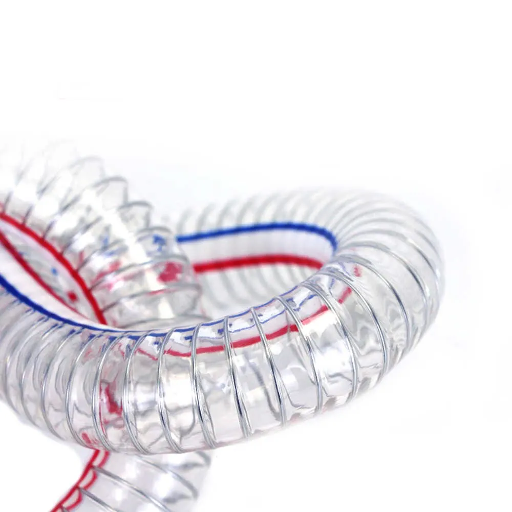 Steel wire reinforced flexible large diameter plastic pipe