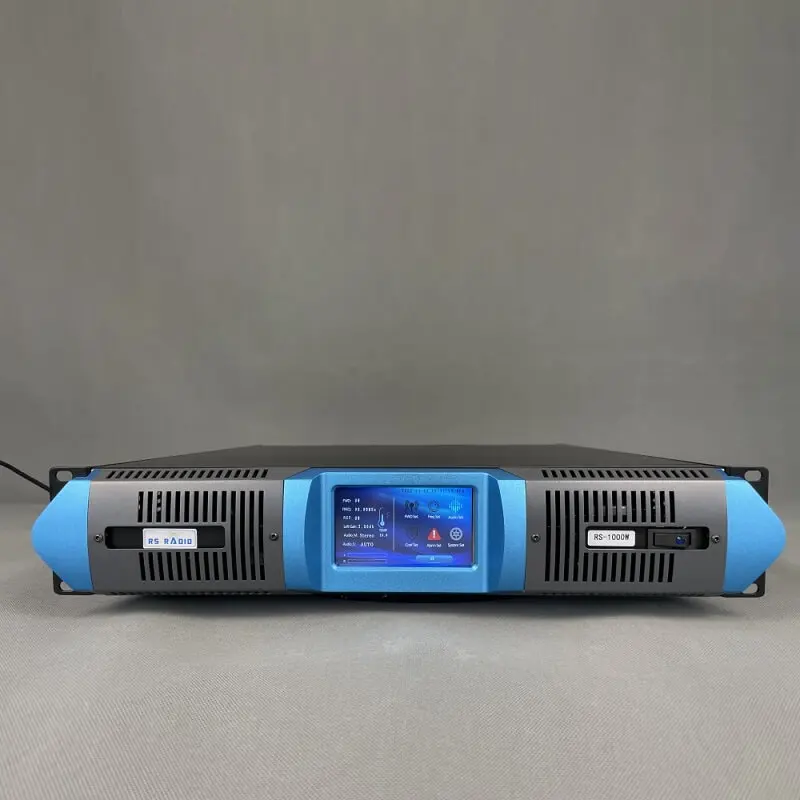 600W touch screen FM transmitter + 1-bay dipole antenna for radio station