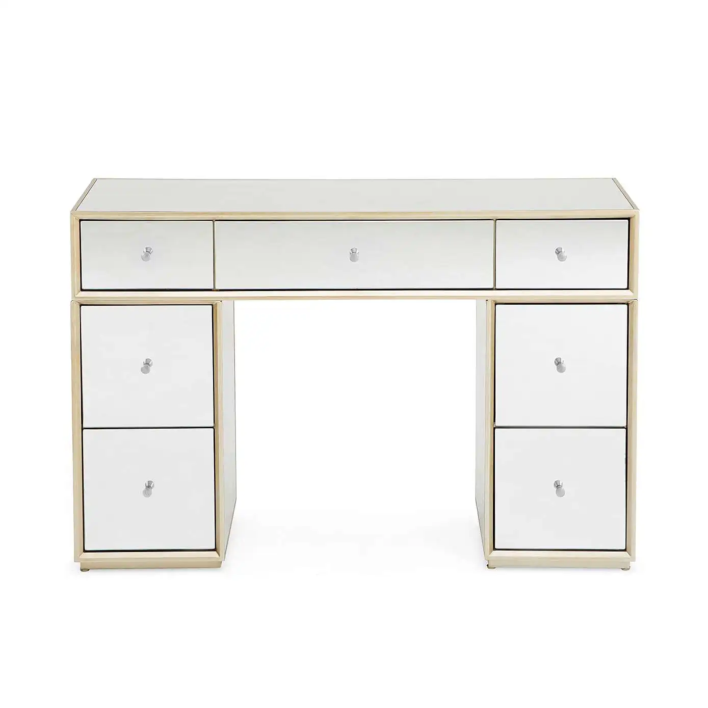 Modern Dressing Makeup Vanity Table Set with Mirror Bedroom Furniture Wood Panel Hollywood Mirror Dresser for Bedroom 50-60 Days