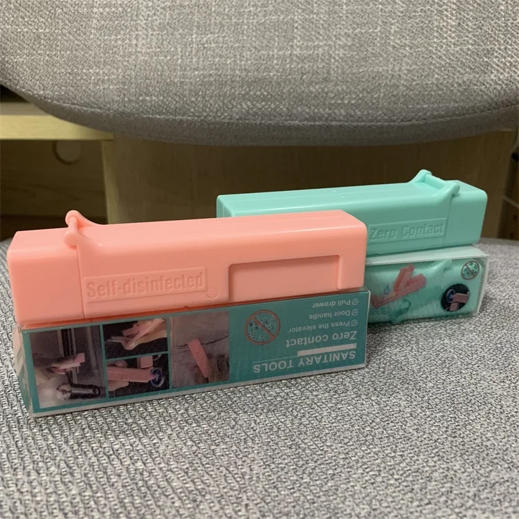 
New Little magic sanitary tool for epidemic prevention Press the elevator button/open door Zero contact tool with disinfection 