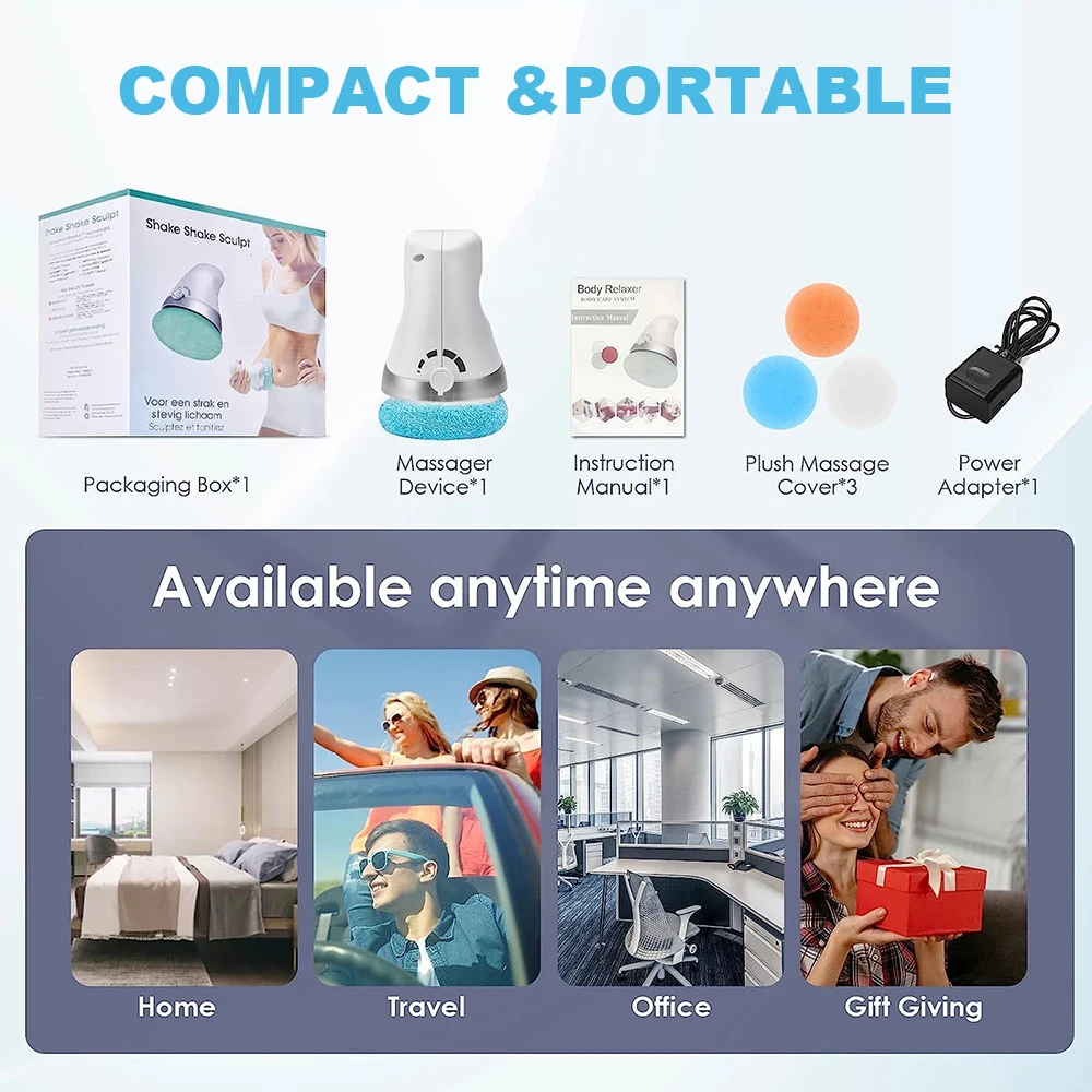 2024 New Handheld Massage Hammer Cellulite Remover Body Skin Tightening Sculpting Machine Electric Sculpt Massager