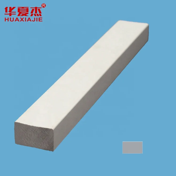 Interior decorative line White Gesso Primed MDF PVC Trim & Mouldings for design