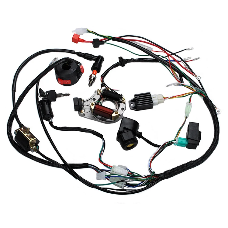 Производитель, изготовленный на заказ, мотоциклетный электрический комплект для сборки электропроводки atv