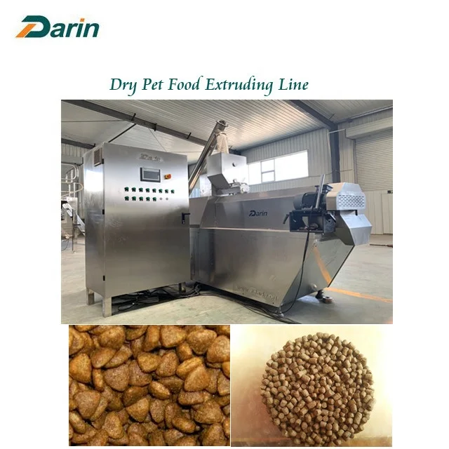 Electric Dry Dog Food Making Machine Dog Food Making Machine Extruder Production Line for Pet Food
