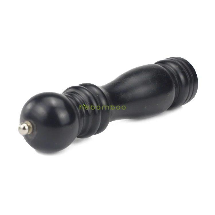 EU Standard Kitchen Tool Wooden Black Salt and Pepper Grinder Mill