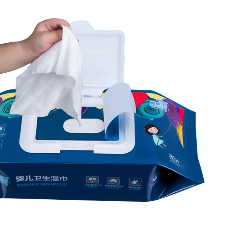 Quality Non woven fabric cleaning roll baby dry wipes