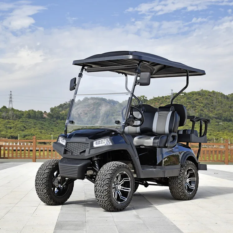 Battery powered electric golf cart for sale with 4 or 6 seater design