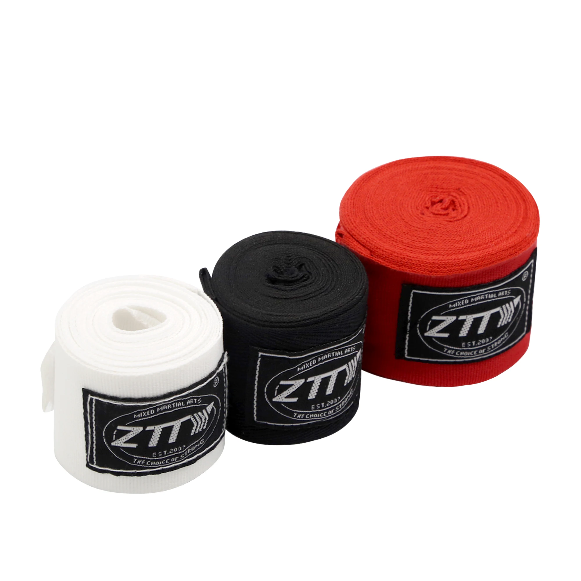 Custom Logo Printing  Professional Cotton Wrist Elastic Quick HandWraps Wrist Wraps Bandage Boxing Hand Wraps