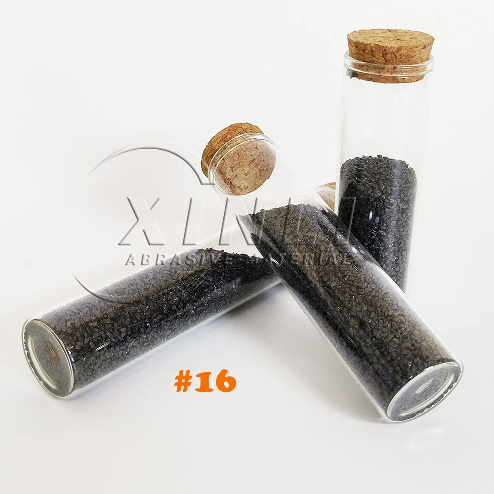 Black Corundum Bauxite Raw Material Black Fused Alumina #46 Mesh Grain Used for Polishing Hardware Tools