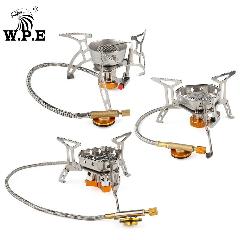 W.P.E 3500-4000W Portable outdoor titanium camping hiking survival pocket for barbecue picnic cooking gas stove