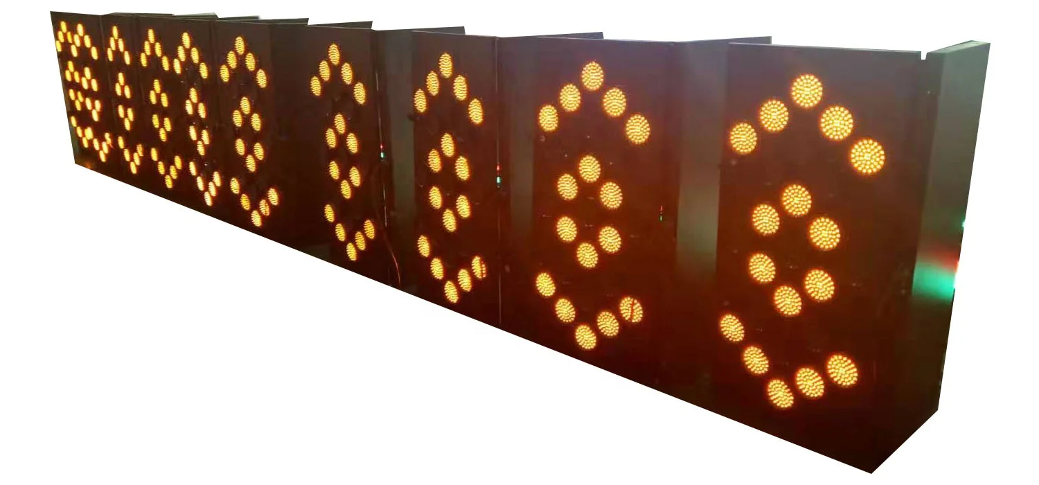 1200mm 25 lamps led arrow board traffic sign