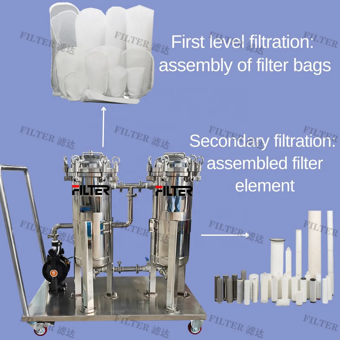 Good Quality Industrial Wine Yeast Removal Filter Housing Essential Equipment for Winery Filtration