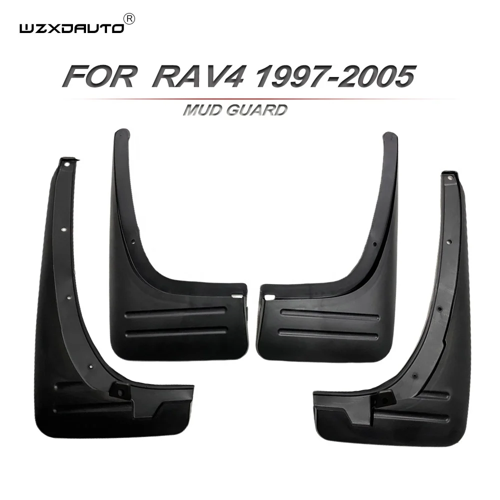 WZXD Hot Sale High Quality PE Engineering Plastic Mud flaps Fender For Toyota Rav4 1997-2005 Without Wheel Eyebrow