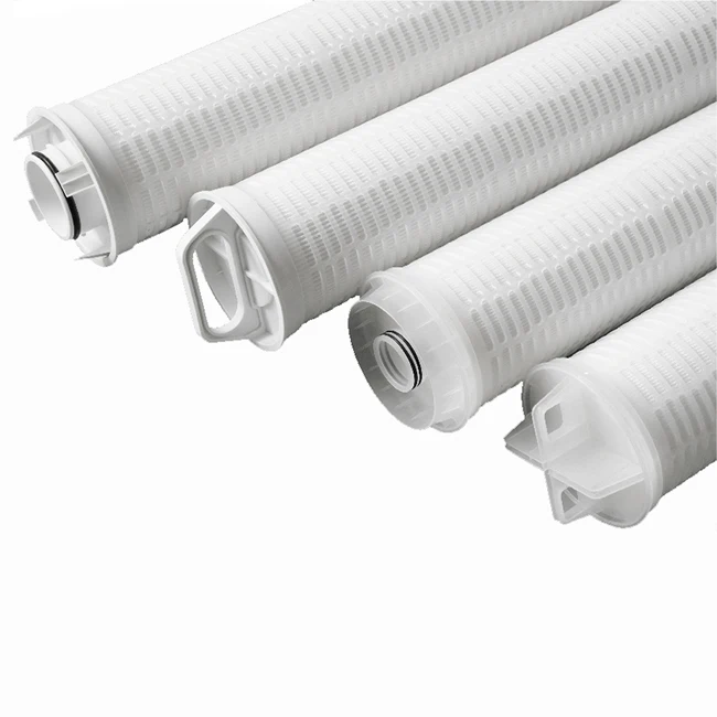 20 inch 1/5 Micron PP Pleated High Flow Cartridge Filter For Industrial Water Plant