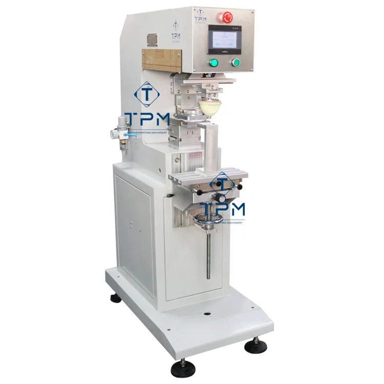 semi automatic 1 color logo shoe sole metal small plastic pad printer printing machine