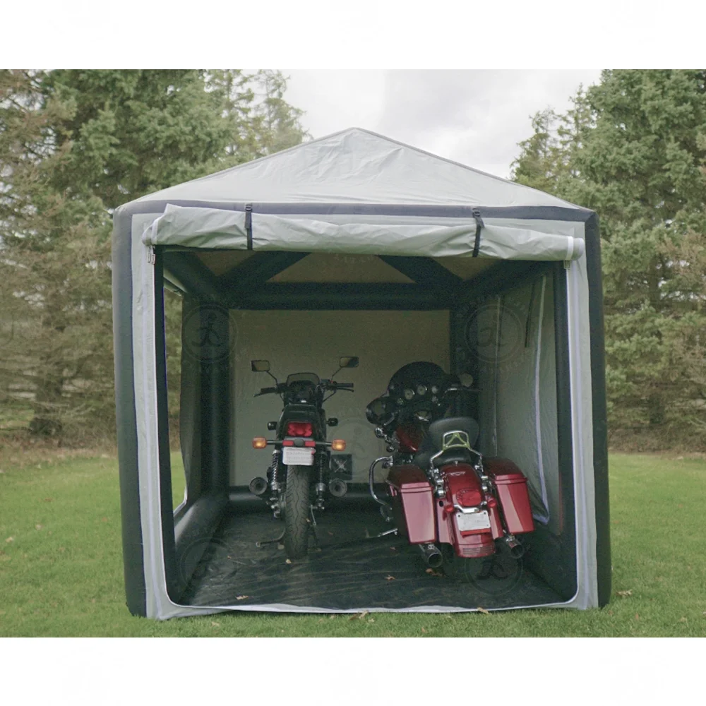 Outdoor Inflatable Protecting Tent for MotorBike Waterproof Cover Motorcycle Parking Tent Cover Shelter Storage Garage