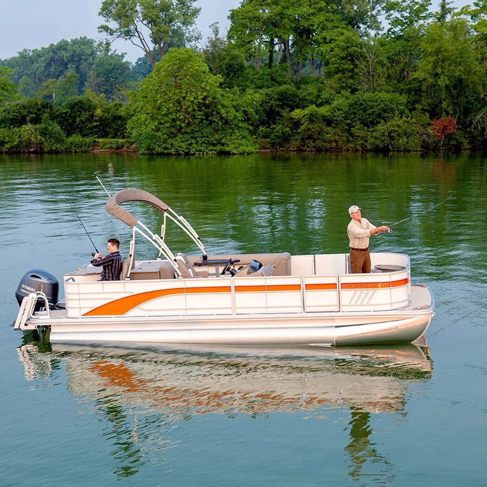 Speedboat Luxury Yacht Catamaran Sport Fishing Boat with Outboard Engine for Sale