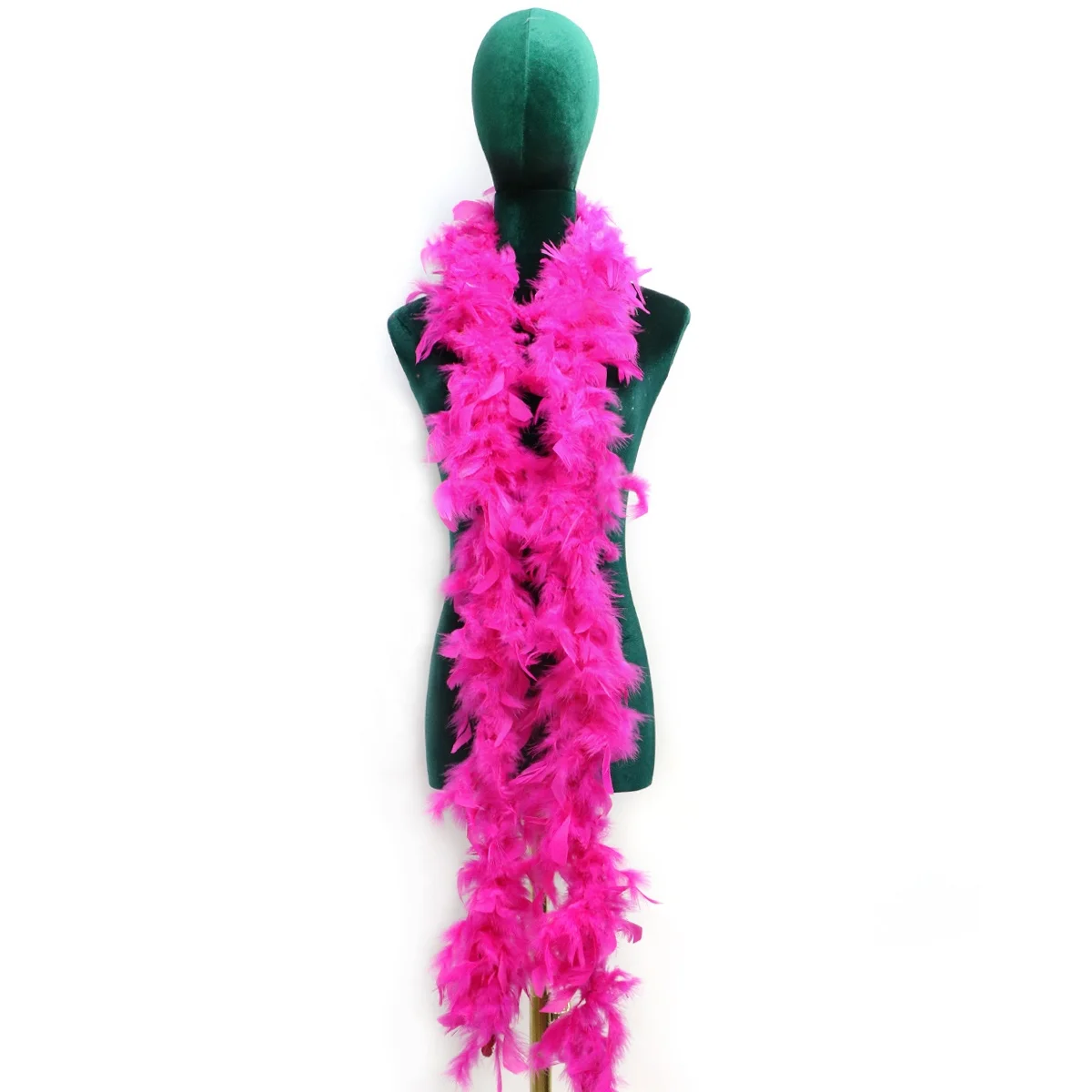 Dyed feather boa Cheap Turkey Feather Chandelle Feathers Boa for Party Carnival Celebration Festival Decoration
