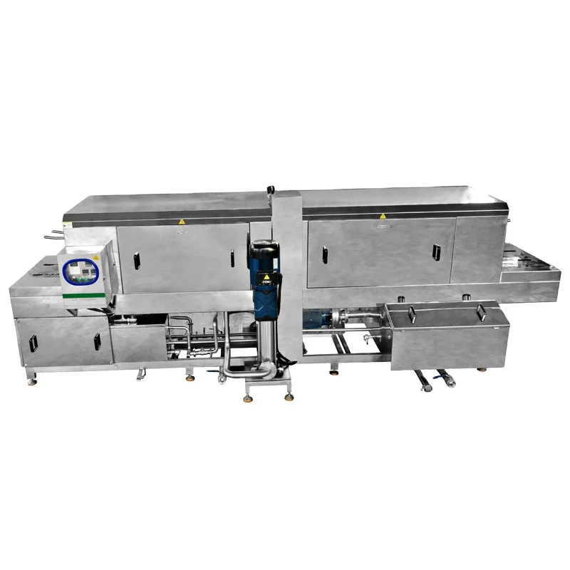 automatic plastic basket animal cage cleaning machine