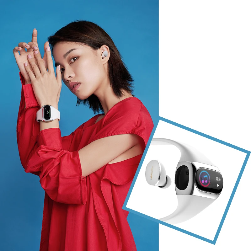 Trend products 2023 Fitness heart rate sports health smartwatch earphone with earbuds watch headphones 2 in 1 TWS earphone
