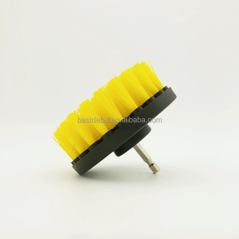 New 3 Pack Car Tire Wash Cleaning Drill Brush Set Clean for Grout Tiles Sinks  Bathtub  Bathroom  Kitchen