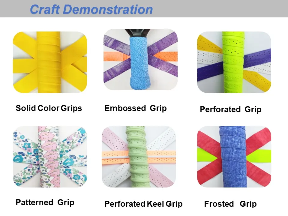 Spare replacement pickleball paddle Accessories 3D punch pickleball racket PU grip overgrip