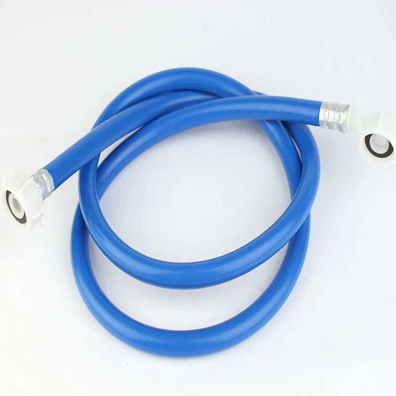 Сине-желтый и серый шланг для холодной воды для стиральной машины