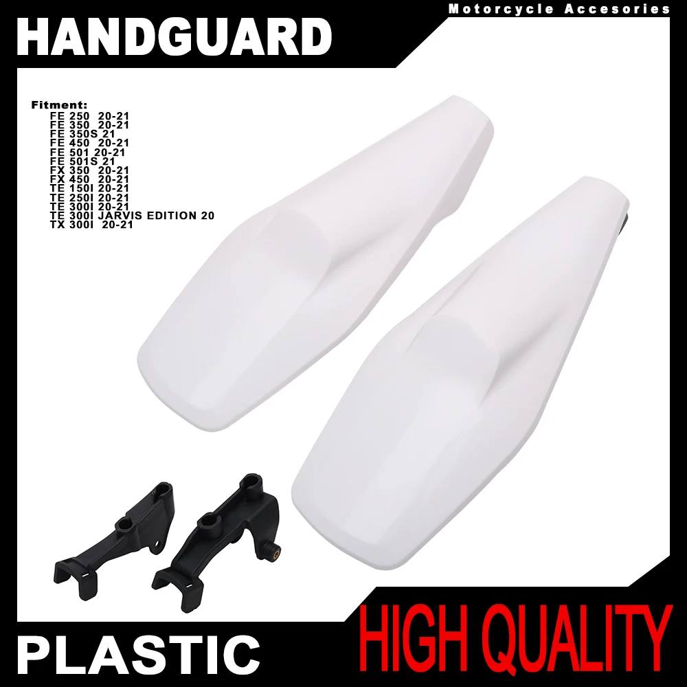 JFG FE250 FE350S easy install high quality PP Plastic motorcycle hand guards for Husqvarna