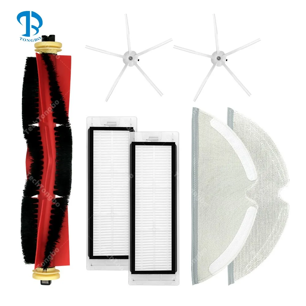 комплектующие для робота пылесоса Xiaomi RoboRock S4 S5 Max S6 MaxV Основная щетка Щетка боковая робот-пылесоса Тряпка фибра