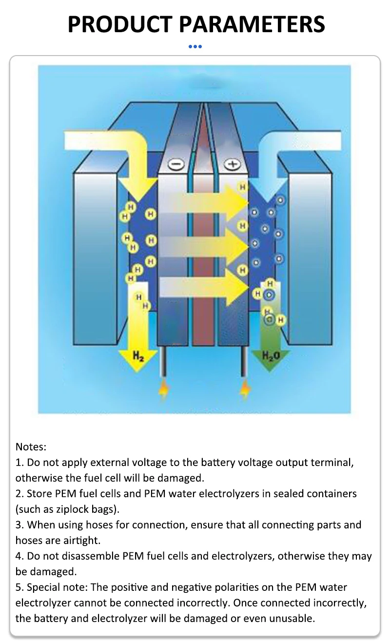 School physics lab instrument science experiment and teaching kit Hydrogen fuel cell experiment device PEM Water Electrolyzer