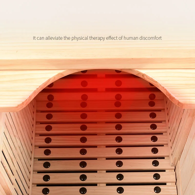 2021 Cheap Small Size Push Pull Mode Far Infrared Carbon Film Sauna Equipment with Controller Sauna Room