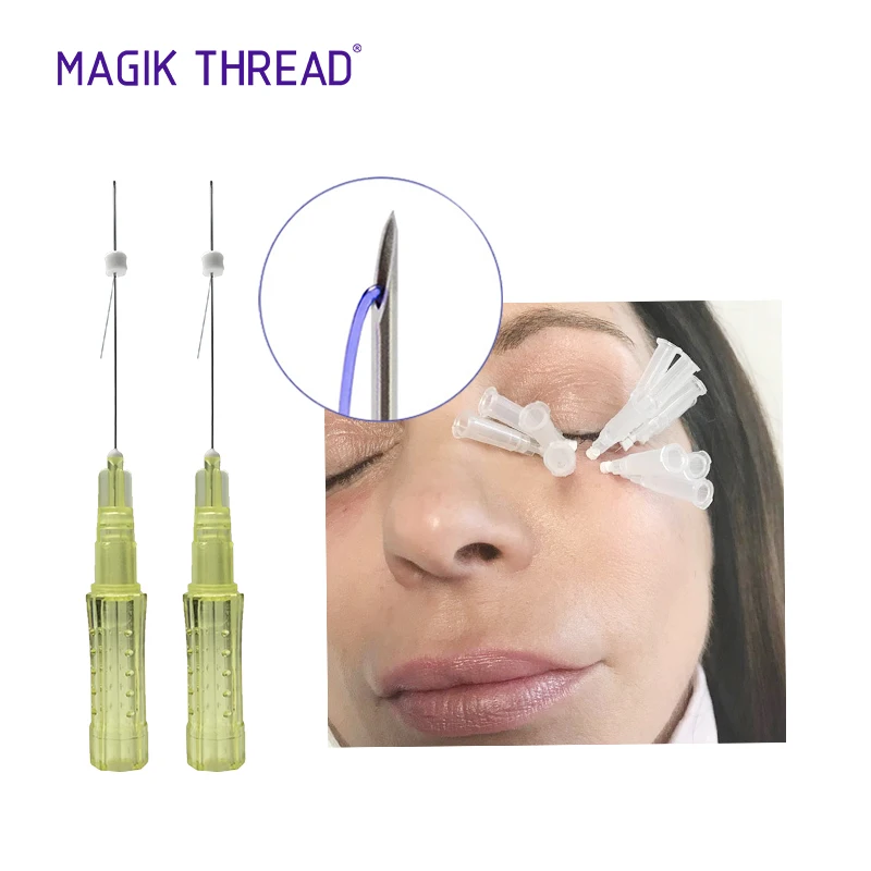 Magik Thread hilos tensores para cara maquillaje y cuello faciales mono thread 27g 38mm hilos tensores