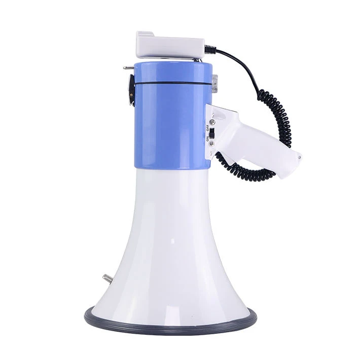 Mini Rechargeable 240 Seconds Handy Handled Portable Hand Plastic Handheld 25w Watts Megaphone With Siren