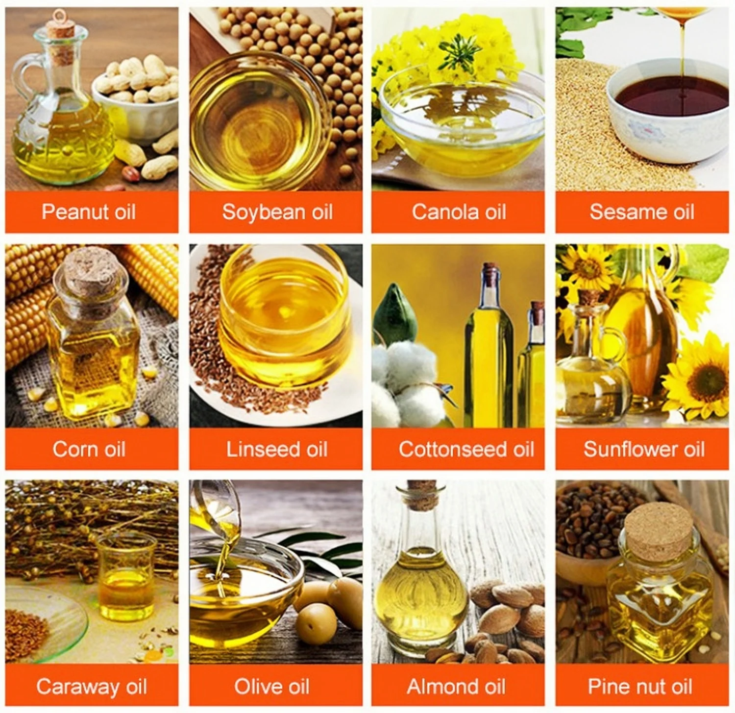 Factory Direct 60-1000kg/H Spiral Soybean Oil Press Machine Canola Sunflower Oil Make Machine For Sale