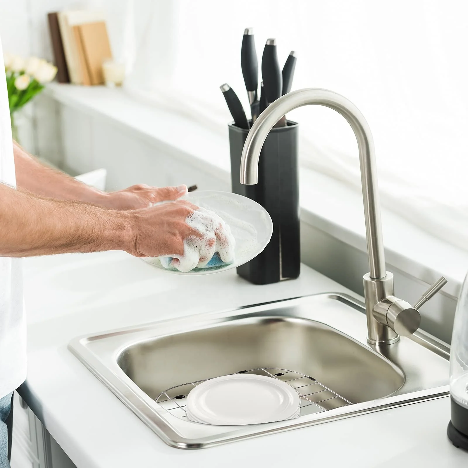 Custom Stainless Steel Kitchen Sink Grid and Sink Protectors For Kitchen Sinks