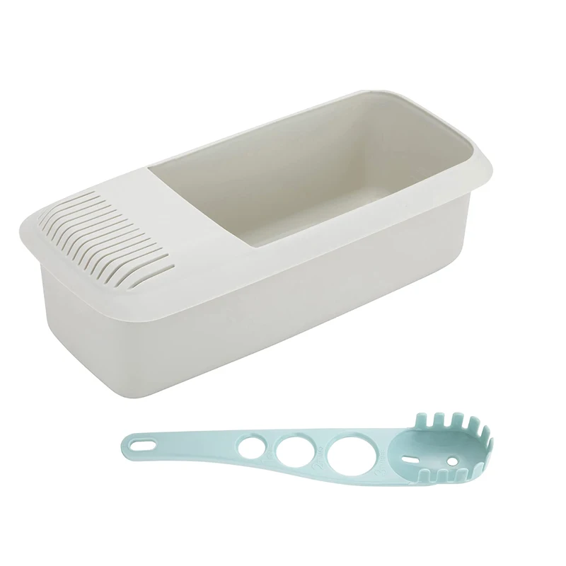 Factory cheapest price 2-in-1 Microwave plastic pasta tool kitchen utensil  pasta cooker box with strainer function