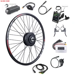 Akkubici Waterproof electric bike kit 36/48v 350w rear drive electr bike brushless hub motor for rear wheel with colorful screen