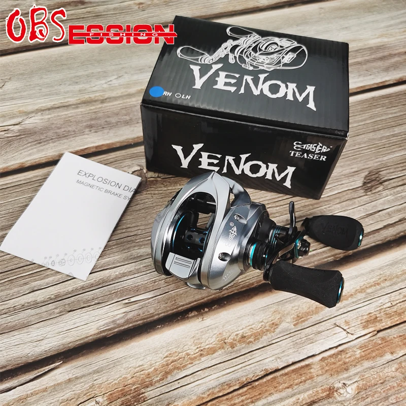 8.1:1 Good quality  Magnetic Break Fishing Reels Carbon Washer Drag 8kg Baitcasting Fishing Reel Wholesale  and OEM orders