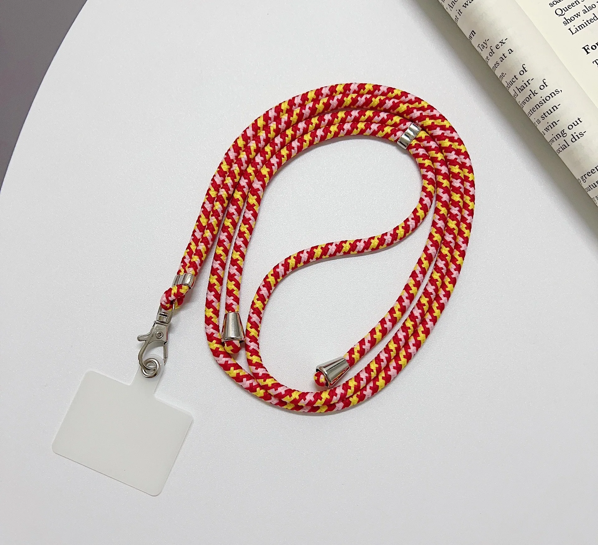 For all phone smartphone universal size adjustable strap tether patch mobile cell phone PVC+nylon lanyard