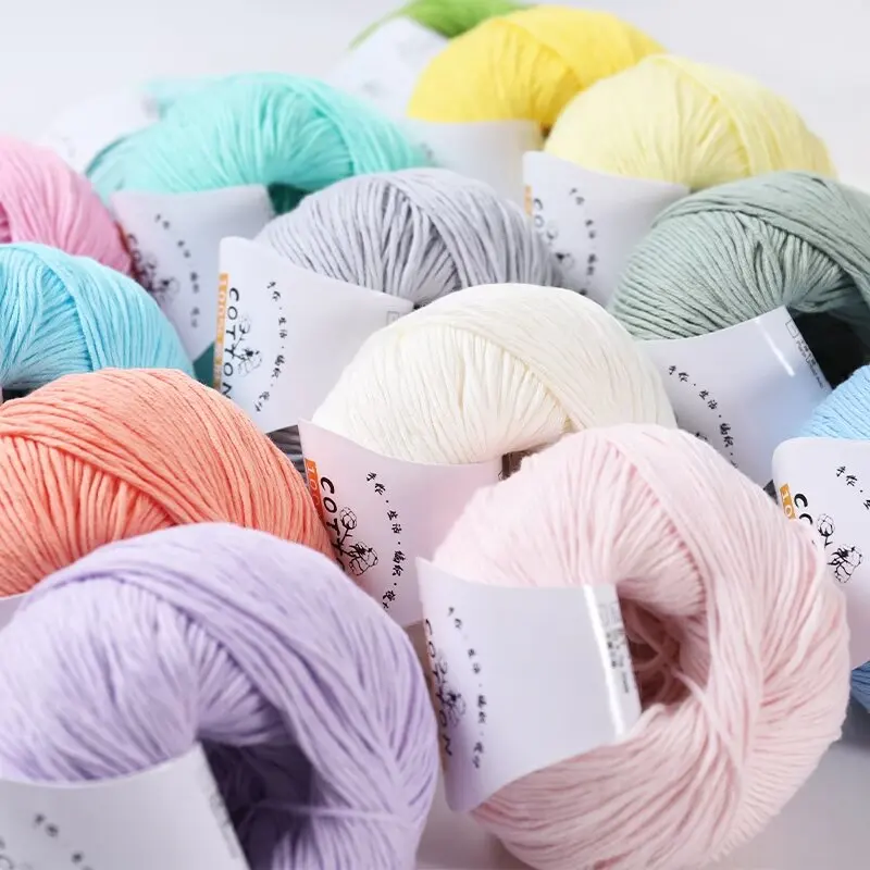 HENGYI 100G Spun Cotton Yarn Ball Milk Cotton Yarn Wholesale by Manufacturers