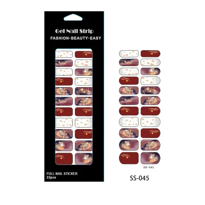 
Quality assurance nail art design decoration gold foil sticker Quick style updates 