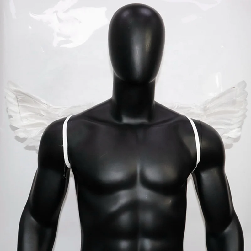 Halloween Feather Angel Wings, Role Play Movie Characters, Costume Accessories Masquerade Adult Child