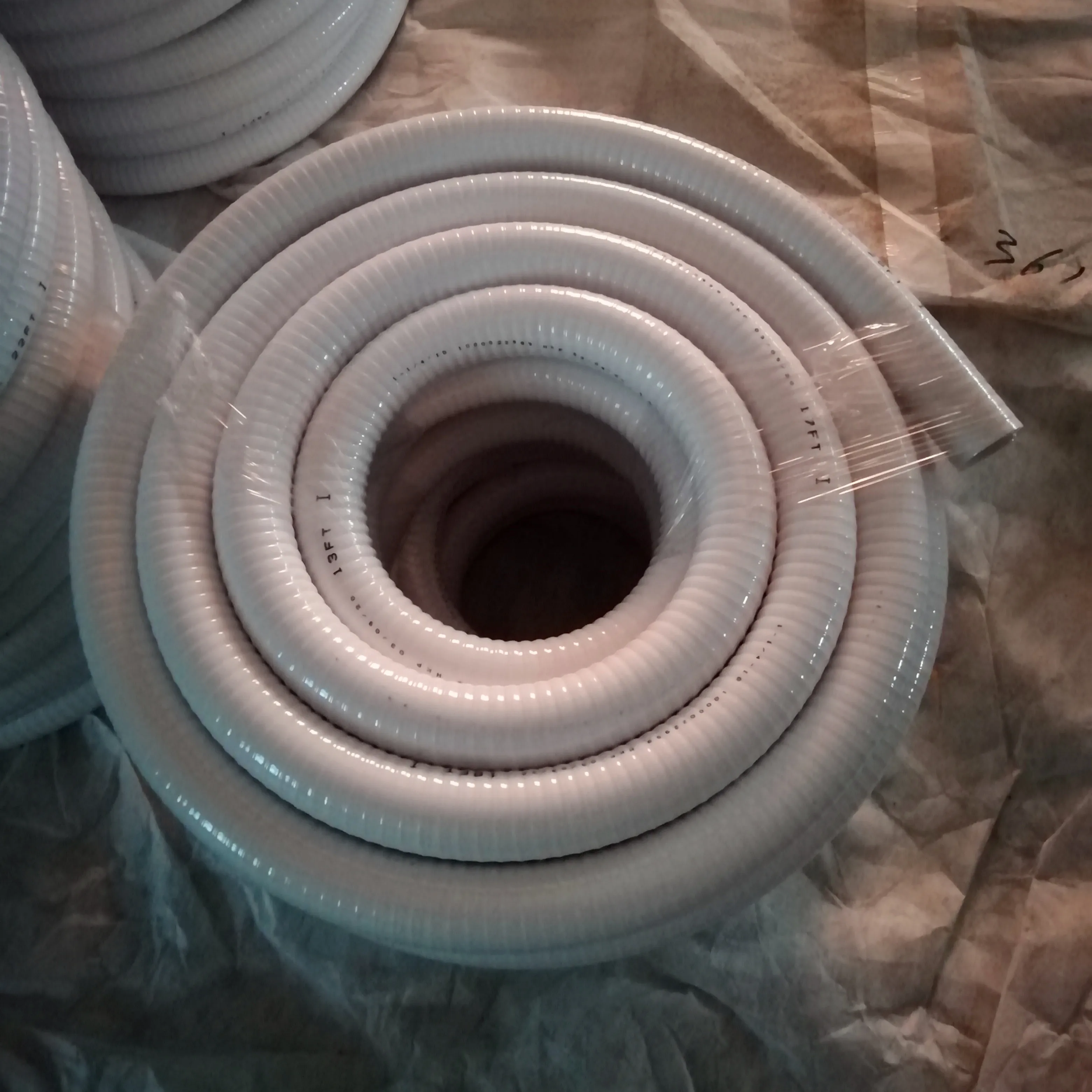 PVC spiral hose Non Metallic Liquid Tight Flexible Conduit suction hose water  PVC hose
